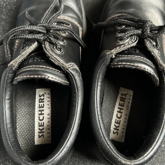 Skechers Men's Black Lace-Up Oxfords Vintage Jammers - Picture 15 of 16